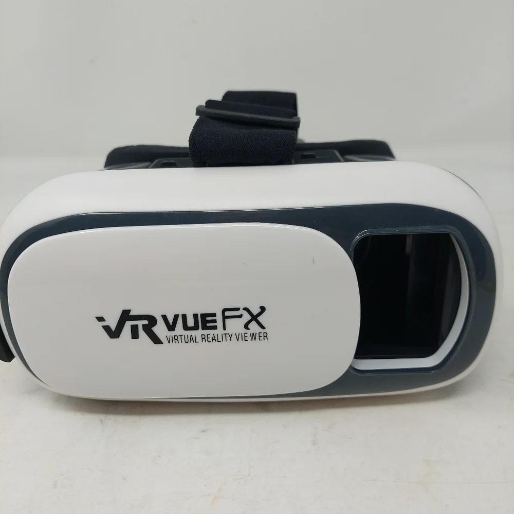 Xtreme Vr Vue Fx Virtual Reality Viewer Cell Phone Holder Headset White Black